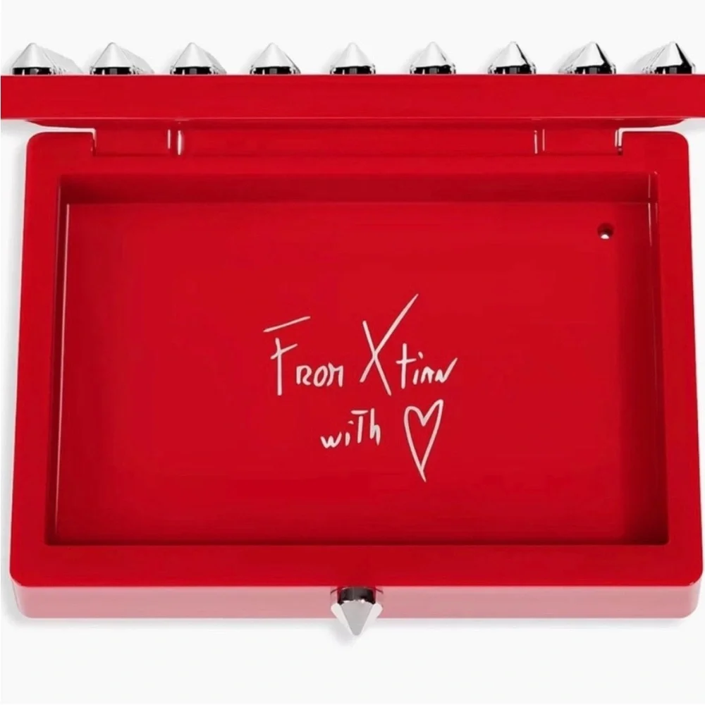 ❤️‍🔥 CHRISTIAN LOUBOUTIN ❤️‍🔥 Red Studded Gift Away - Picture 8 of 10